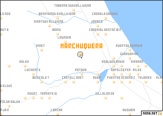 map of Marchuquera