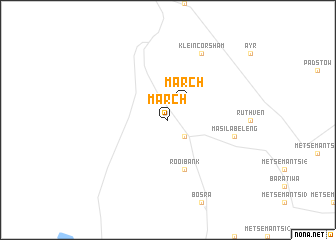 map of March