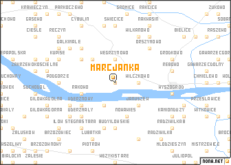 map of Marcjanka