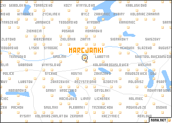 map of Marcjanki