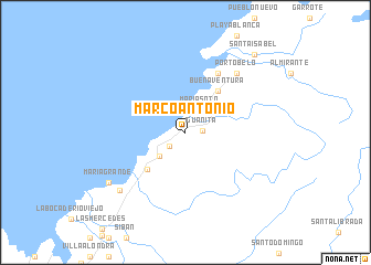 map of Marco Antonio