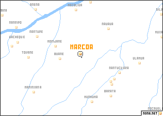 map of Marcóa