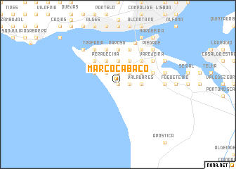 map of Marco Cabaço