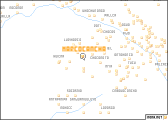 map of Marcocancha
