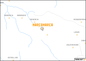map of Marco Marca