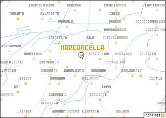 map of Marconcella