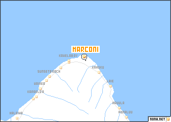map of Marconi