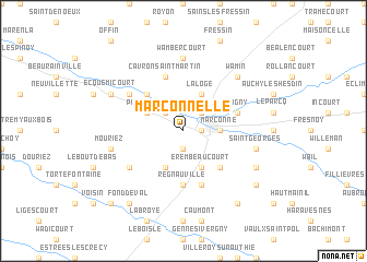 map of Marconnelle