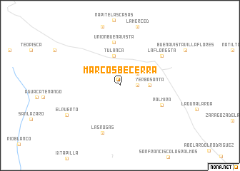 map of Marcos Becerra