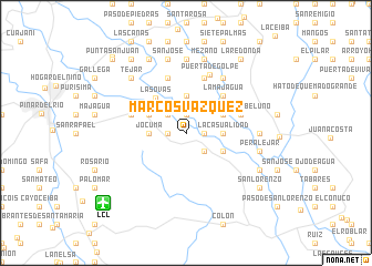 map of Marcos Vázquez