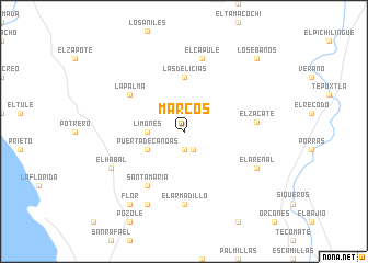 map of Marcos