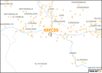 map of Marcos