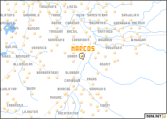 map of Marcos