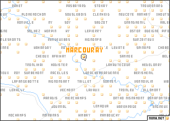 map of Marcouray