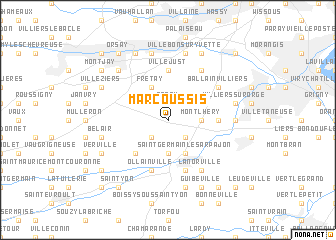 map of Marcoussis