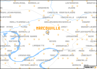 map of Marcouville