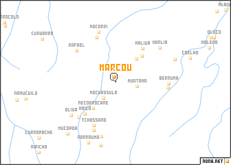 map of Marcou