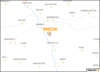 map of Marcum