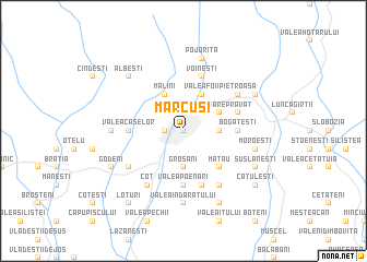 map of Mărcuşi