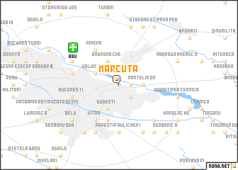 map of Mărcuţa