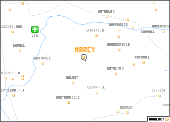 map of Marcy