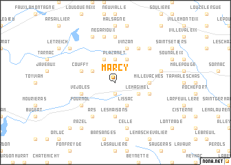 map of Marcy