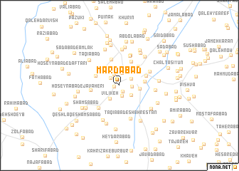 map of Mardābād