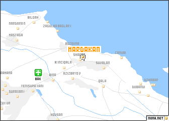 map of Mǝrdǝkan