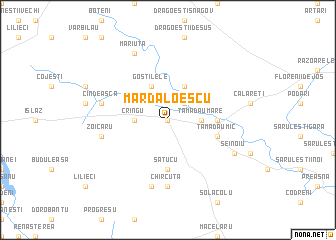 map of Mardaloescu