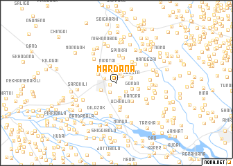 map of Mardāna