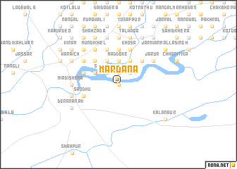 map of Mardāna