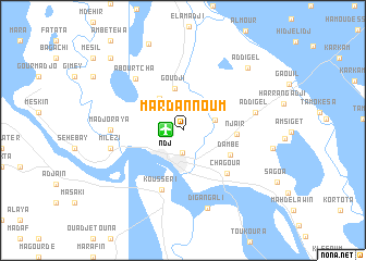 map of Mardan Noûm