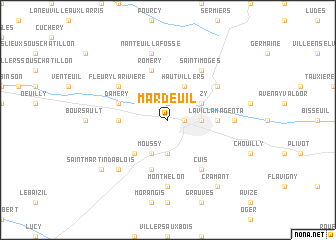 map of Mardeuil