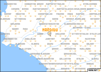 map of Mardīdū