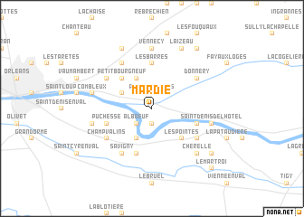 map of Mardié