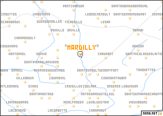 map of Mardilly