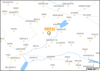 map of Märdi