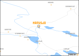 map of Mårdsjö