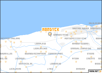 map of Mardyck