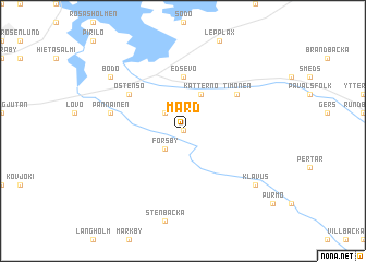 map of Mård