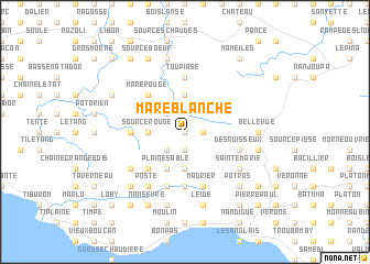 map of Mare Blanche