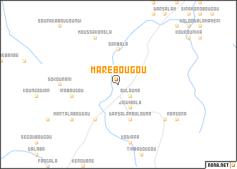 map of Marébougou