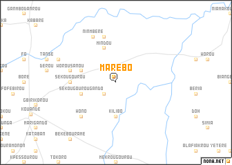 map of Marébo