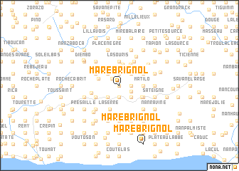 map of Mare Brignol