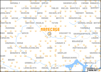 map of Marécage