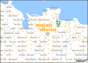 map of Marécage