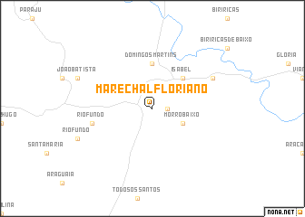 map of Marechal Floriano