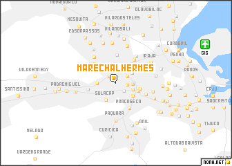 map of Marechal Hermes