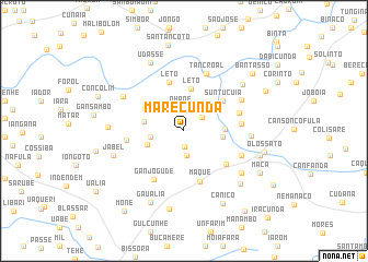 map of Marecunda