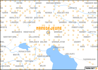 map of Mare Déjeune